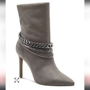 INC REANNA POINTED TOE STILETTO HEEL BOOTIES 5M